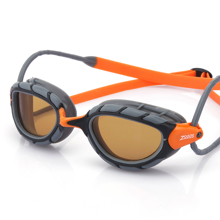 ZOGGS Predator Polarized Ultra Goggles Gray Orange [461058 (GYORPCP) World Aquatics Approved + Antifog Giveaway] 디테일