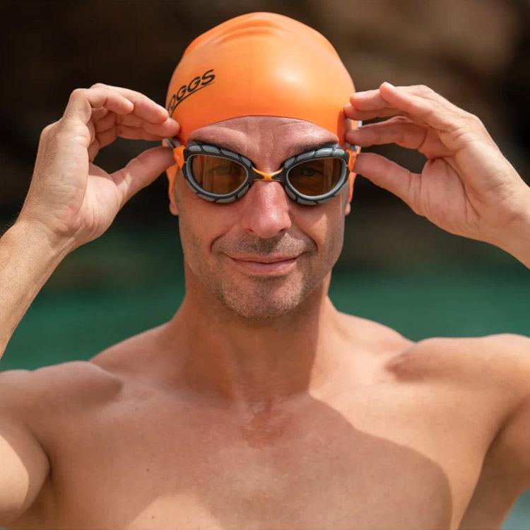ZOGGS Predator Polarized Ultra Goggles Gray Orange [461058 (GYORPCP) World Aquatics Approved + Antifog Giveaway] 디테일