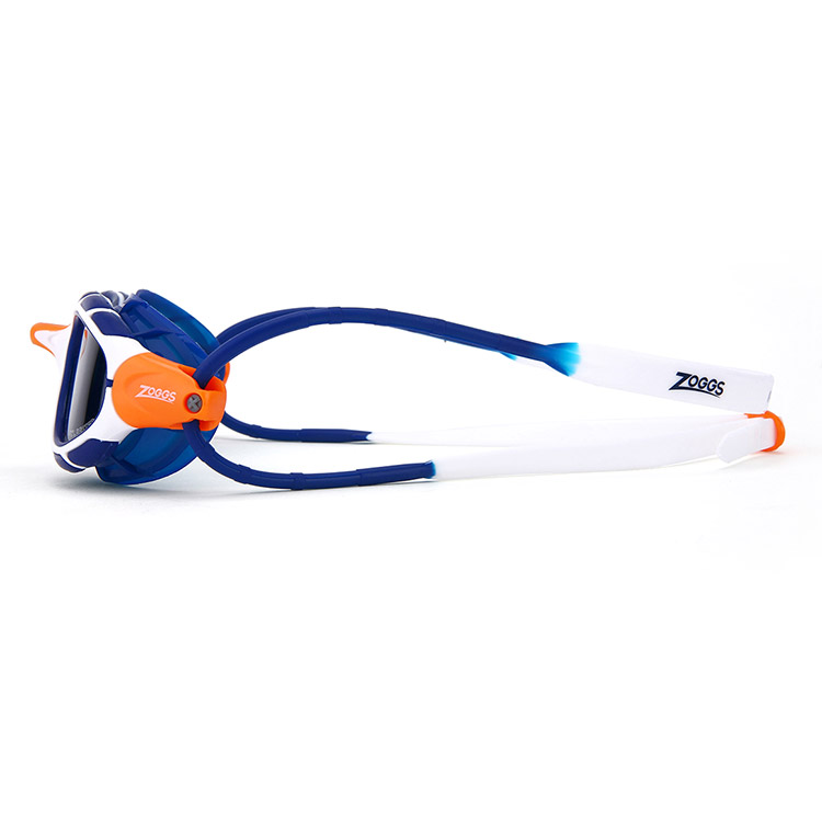 ZOGGS Predator Polarized Polarized Goggles Blue White [461060 (BLWHPSM) World Aquatics Approved] 디테일
