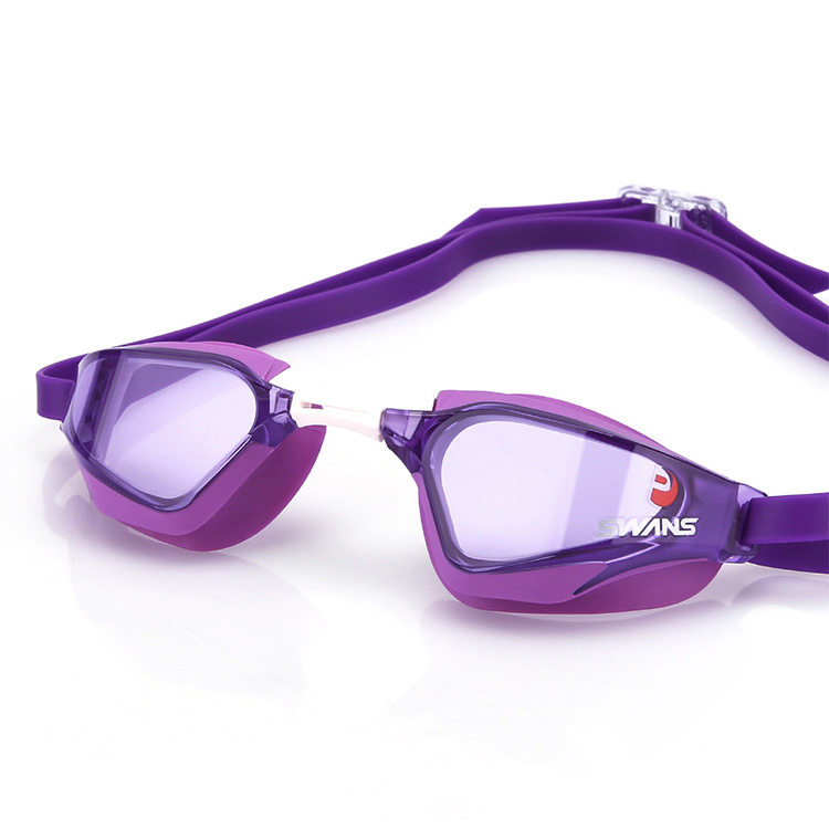 SWANS Valkyrie Premium Antifog Goggles Purple [MSR-012N AB (PUR) World Aquatics Approved] 디테일