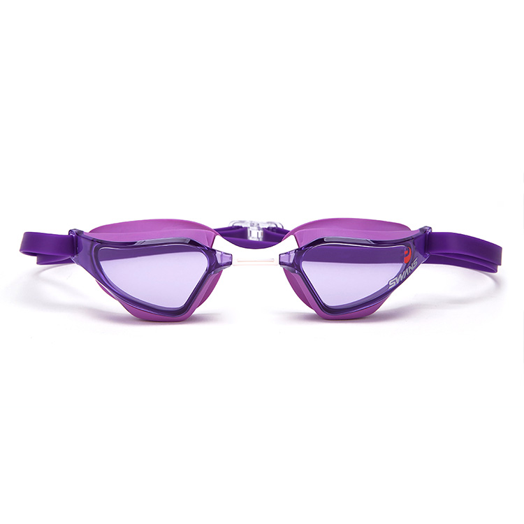 SWANS Valkyrie Premium Antifog Goggles Purple [MSR-012N AB (PUR) World Aquatics Approved] 디테일