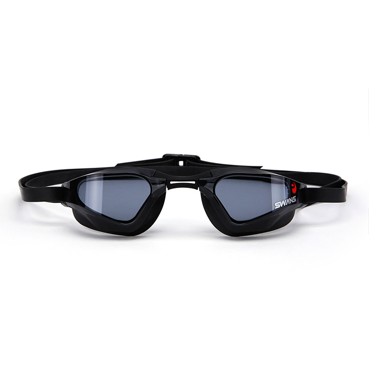 SWANS Valkyrie Premium Antifog Goggles Smoke Black [MSR-012N AB (SMBK) World Aquatics Approved] 디테일