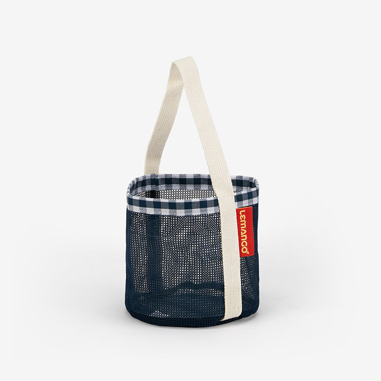 LEMANGO Bucket Mesh Pouch Three-In-One スイミングバッグ ネービー [LGNBG71002048] 디테일