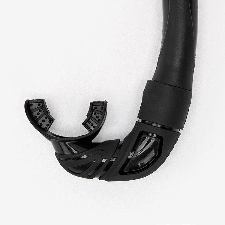 EASTBORN Flexible Swim Snorkel ブラック [DX549 (BLK)] 디테일