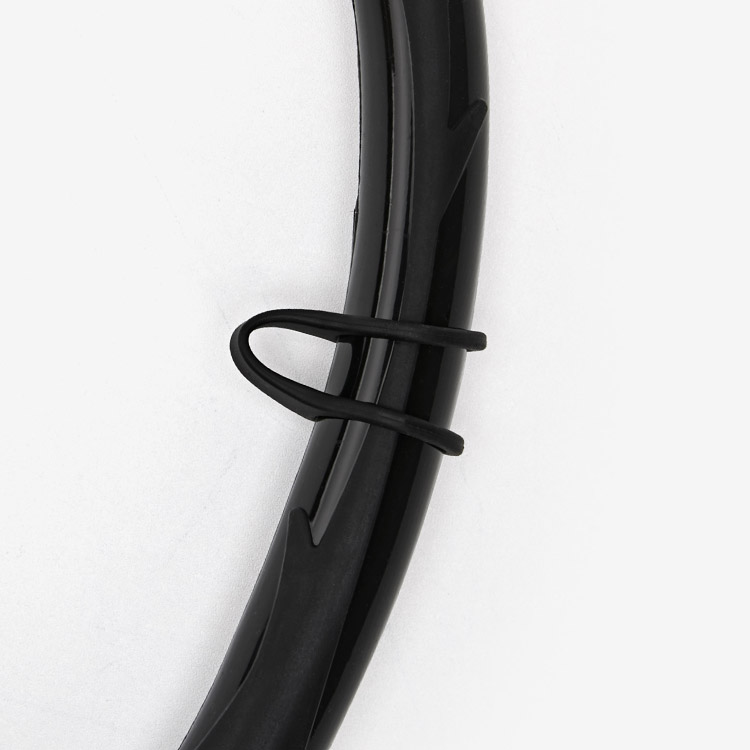 EASTBORN Flexible Swim Snorkel ブラック [DX549 (BLK)] 디테일