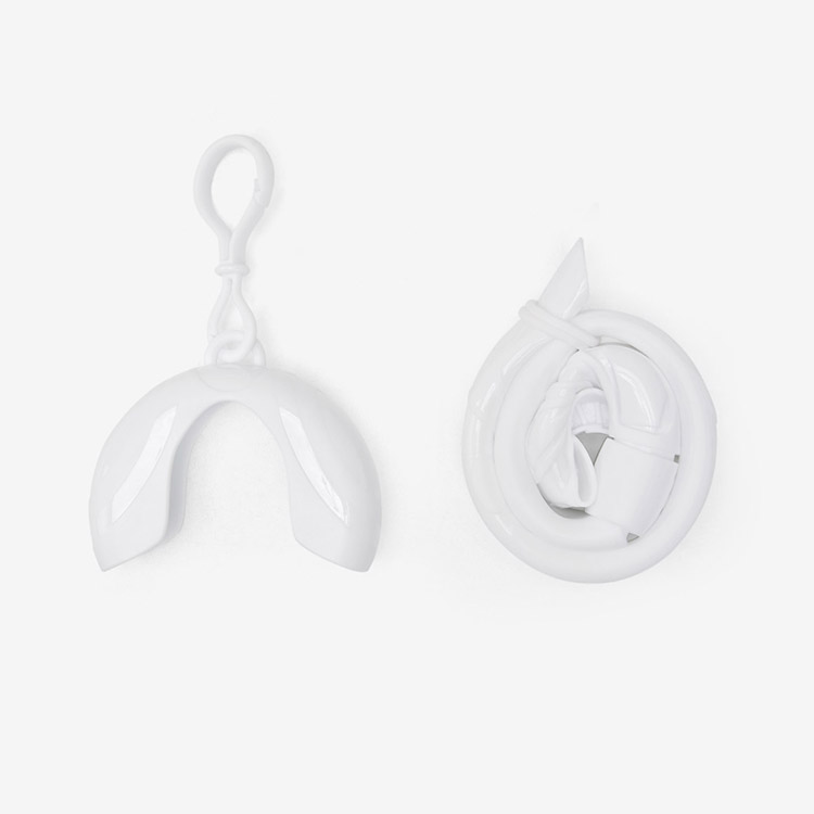 Flexible Swim Snorkel ホワイト