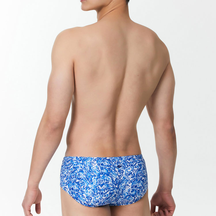 SENTI Men's Blooming Season Blossom Short Square Blue [MSP-24461 (BL)] 디테일