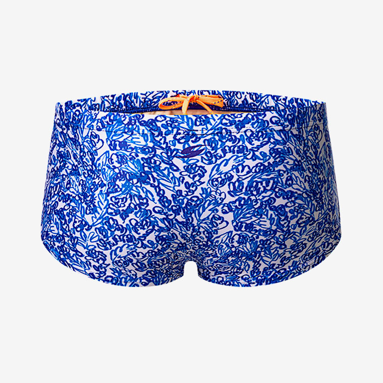 SENTI Men's Blooming Season Blossom Short Square Blue [MSP-24461 (BL)] 디테일