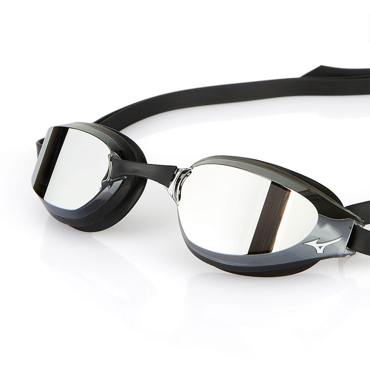 MIZUNO GX Sonic Eye G Mirrored Goggless Gray Silver [N3JEA32110 World Aquatics Approved] 디테일