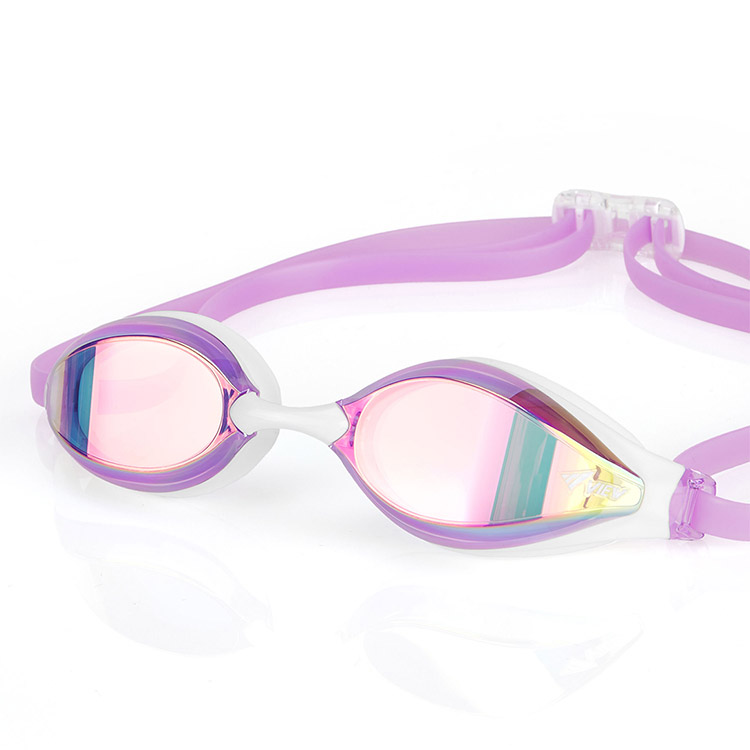 VIEW Aile Flexible Fit Swipe Antifog Mirrored Goggles Lavender Purple [V240ASAM (LVP)World Aquatics Approved] 디테일