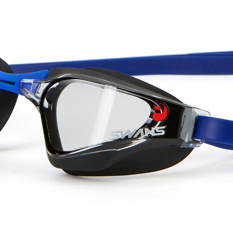 SWANS Valkyrie Premium Antifog Goggles Smoke Clear [MSR-012N AB (CLA) World Aquatics Approved] 디테일