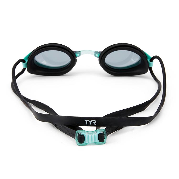TYR Blackhawk Racing Women's Goggles Smoke Mint [LGBHF 162 World Aquatics Approved] 디테일