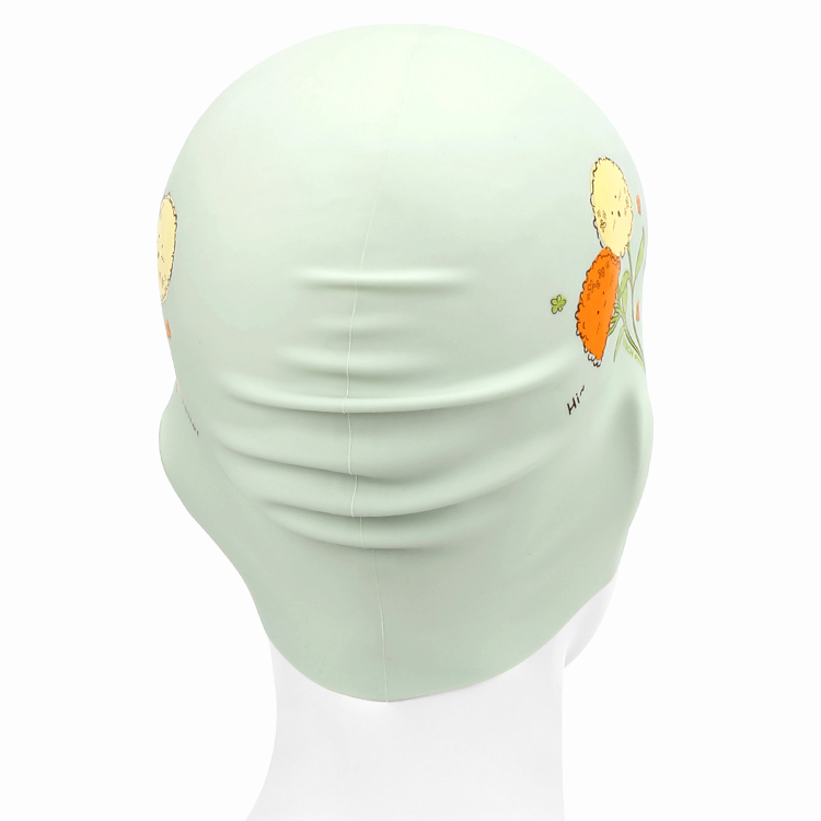KITSCH PITCH Hello Pom Pom Silicone Swim Cap Pale Mint [KPE1CS037 (PMT)] 디테일