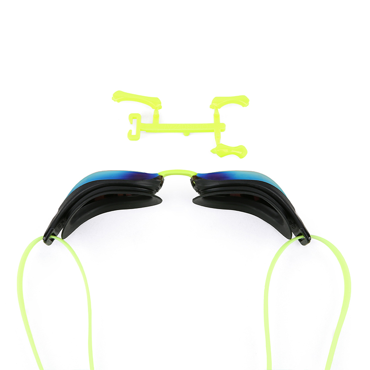VIEW El Flexible Fit Swipe Antifog Mirrored Goggles Brown Shadow [V240ASAM (BRSHD) World Aquatics Approved] 디테일