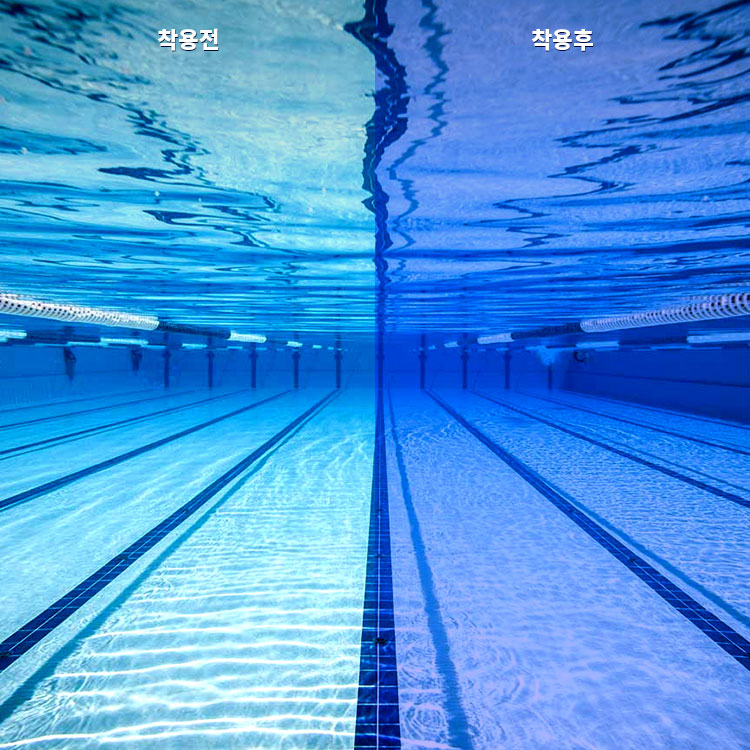 VIEW BladeF Swipe Antifog Mirrored Non-Cushioned Goggles Blue Orange [V122SAM (CBLOR) World Aquatics Approved] 디테일