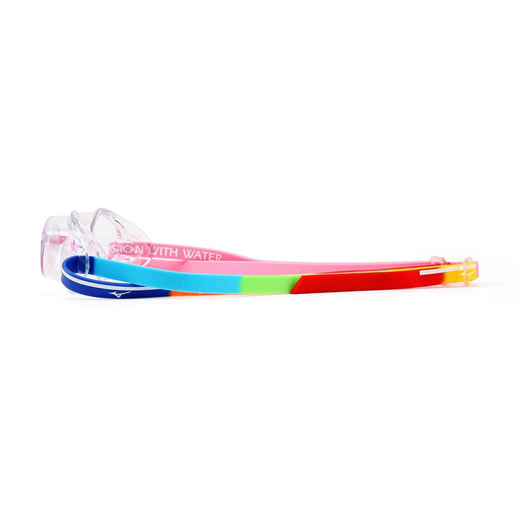 MIZUNO Accel Eye Fusion Water Mirrored Non-Cushioned Goggles Clear Pink [N3XEC08108 World Aquatics Approved] 디테일