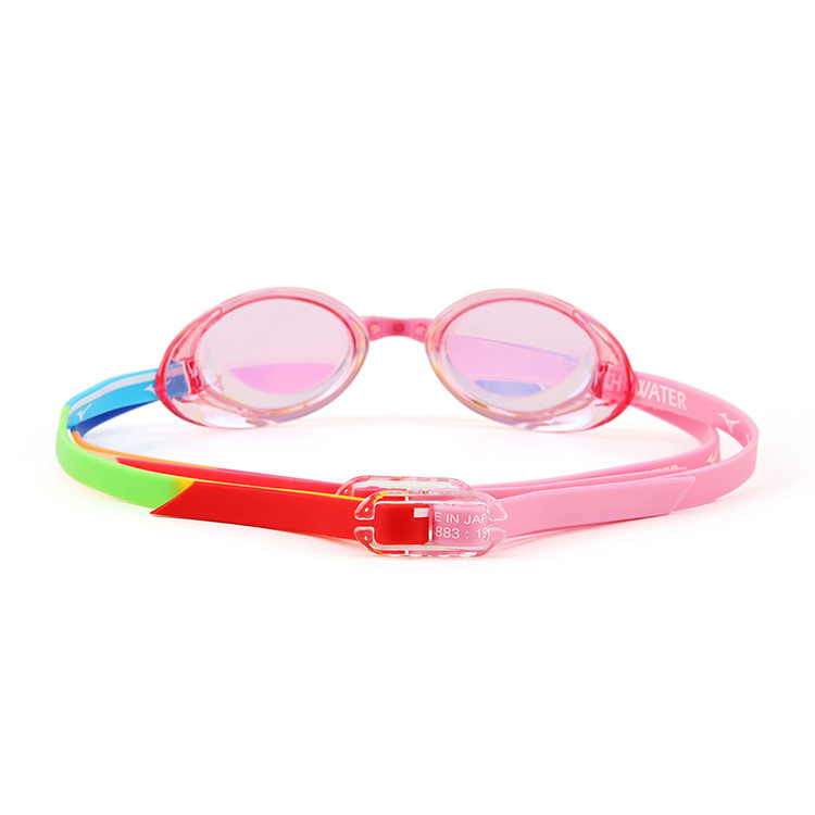MIZUNO Accel Eye Fusion Water Mirrored Non-Cushioned Goggles Pink [N3XEC08109 World Aquatics Approved] 디테일