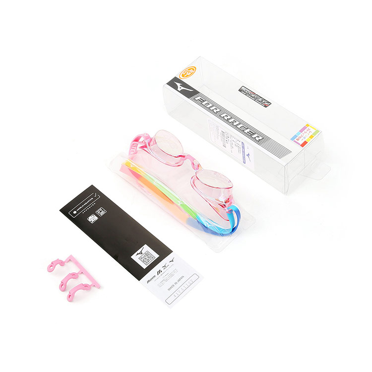 MIZUNO Accel Eye Fusion Water Mirrored Non-Cushioned Goggles Pink [N3XEC08109 World Aquatics Approved] 디테일