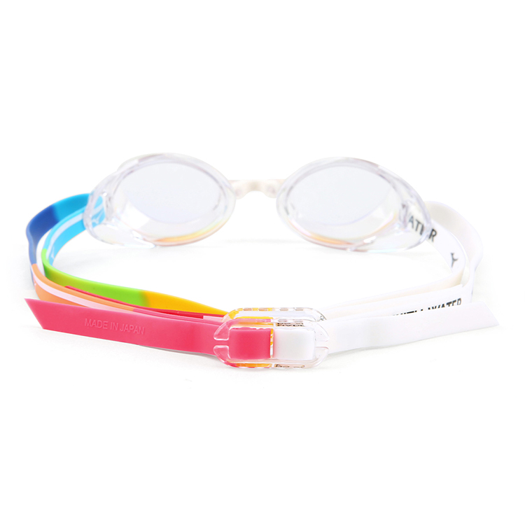MIZUNO Accel Eye Fusion Water Mirrored Non-Cushioned Goggles Clear White [N3XEC08101 World Aquatics Approved] 디테일