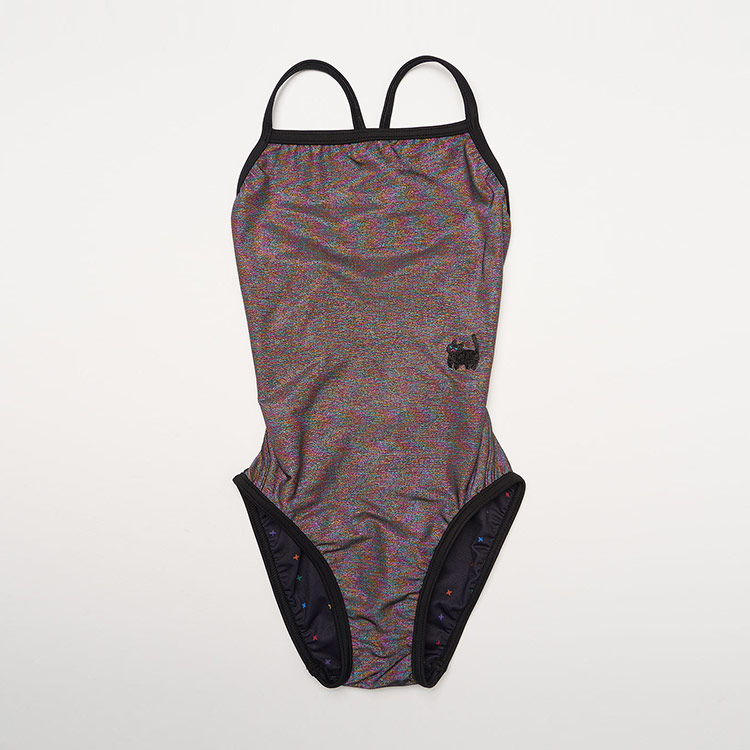 HOOG Kids Fun Shine Ribbon Cross X-Back Swimsuit Universe [GXM466 Girls] 디테일