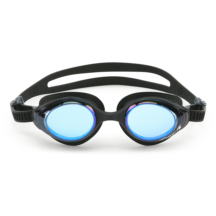 Women's Cocochi Swipe Antifog Mirrored Goggles Black Blue