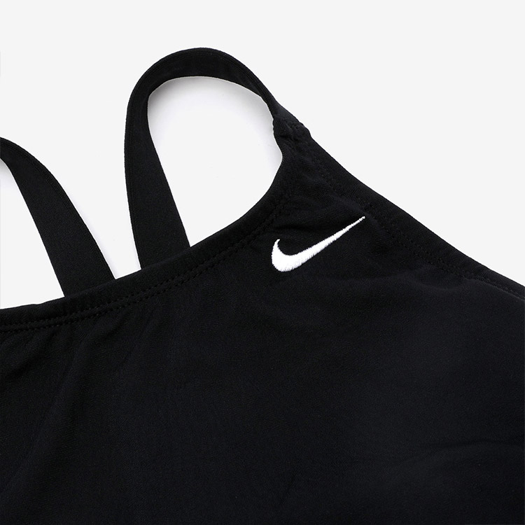 NIKE SWIM Women's Answer Solid Fast Back Swimsuit Black [NESSA040-001] 디테일