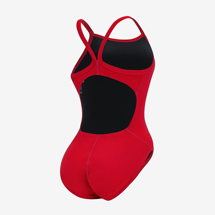 NIKE SWIM Women's Answer Solid Racer Back Swimsuit University Red [NESSA017-614A] 디테일