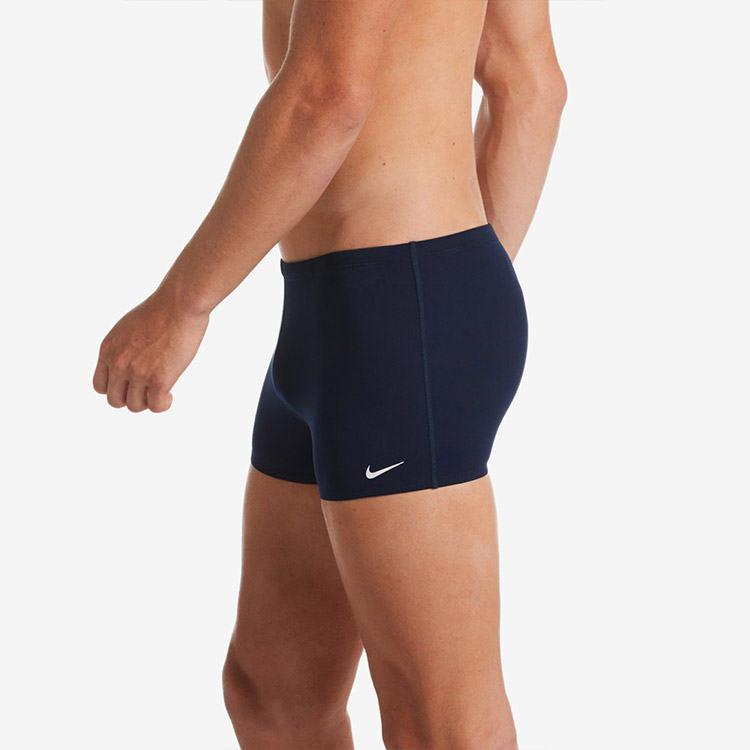 NIKE SWIM Men's Hydrastrong Solid Square Leg Swimsuit Midnight Navy [NESSA002-440A] 디테일