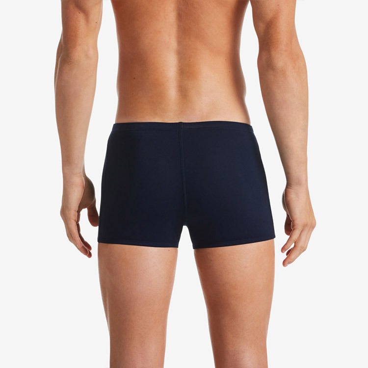 NIKE SWIM Men's Hydrastrong Solid Square Leg Swimsuit Midnight Navy [NESSA002-440A] 디테일