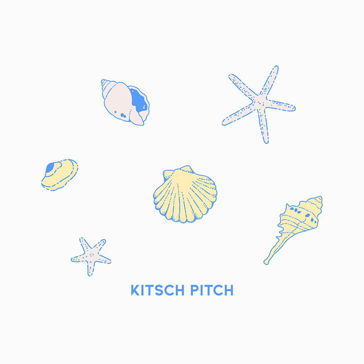 KITSCH PITCH Pure Shell Silicone Swim Cap White [KF2USC008] 디테일