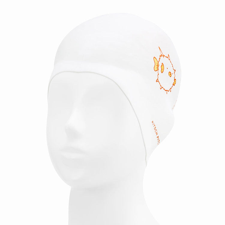 Coral Carnival シリコン スイムキャップ オレンジ