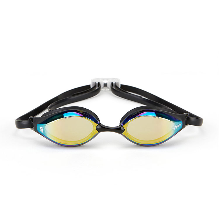 VIEW Aile Flexible Fit Swipe Antifog Mirrored Goggles Smoke Gold [V240ASAM (SKGO)World Aquatics Approved] 디테일