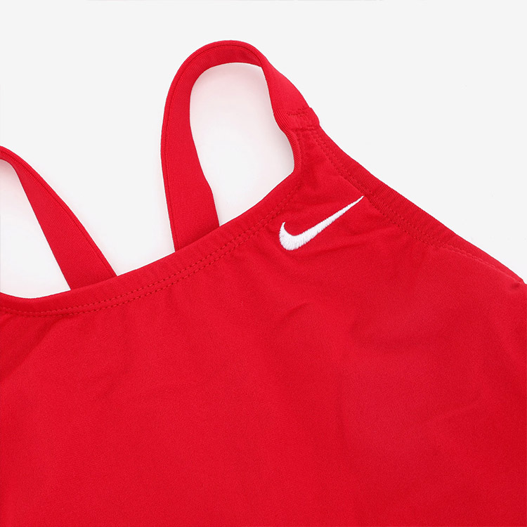 NIKE SWIM Women's Answer Solid Fast Back Swimsuit University Red [NESSA040-614 ] 디테일