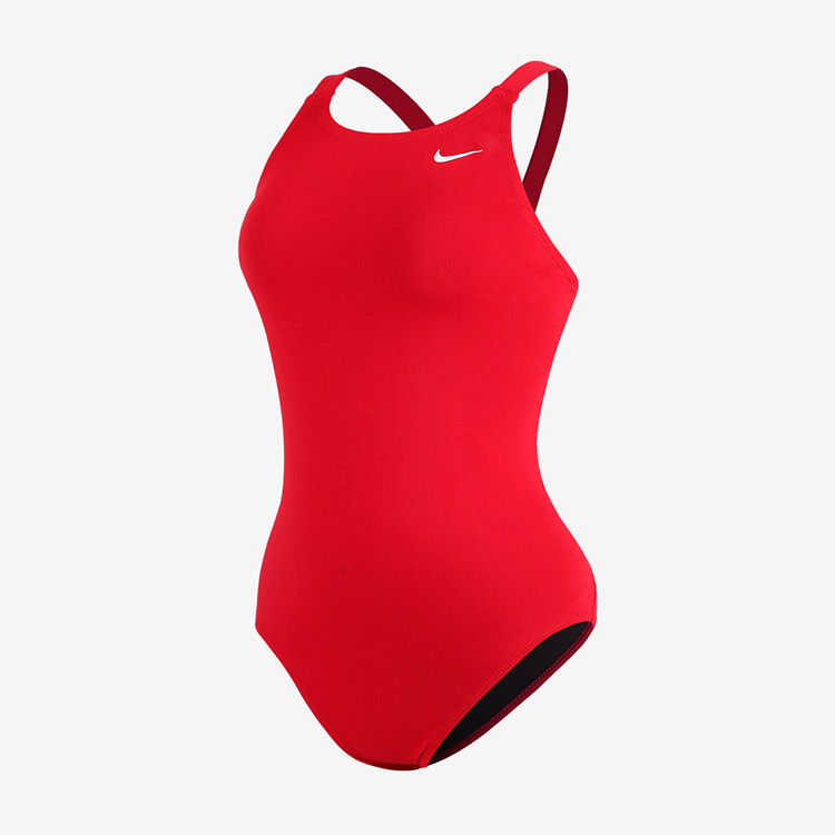 NIKE SWIM Women's Answer Solid Fast Back Swimsuit University Red [NESSA040-614 ] 디테일