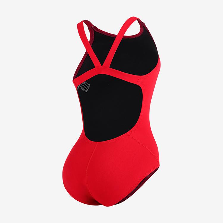 NIKE SWIM Women's Answer Solid Fast Back Swimsuit University Red [NESSA040-614 ] 디테일
