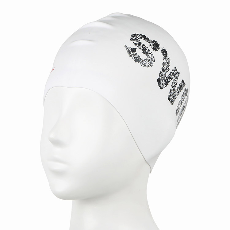 PHOENIX Swim Silicone Swim Cap White [PCS-03 Swim (WHT)] 디테일