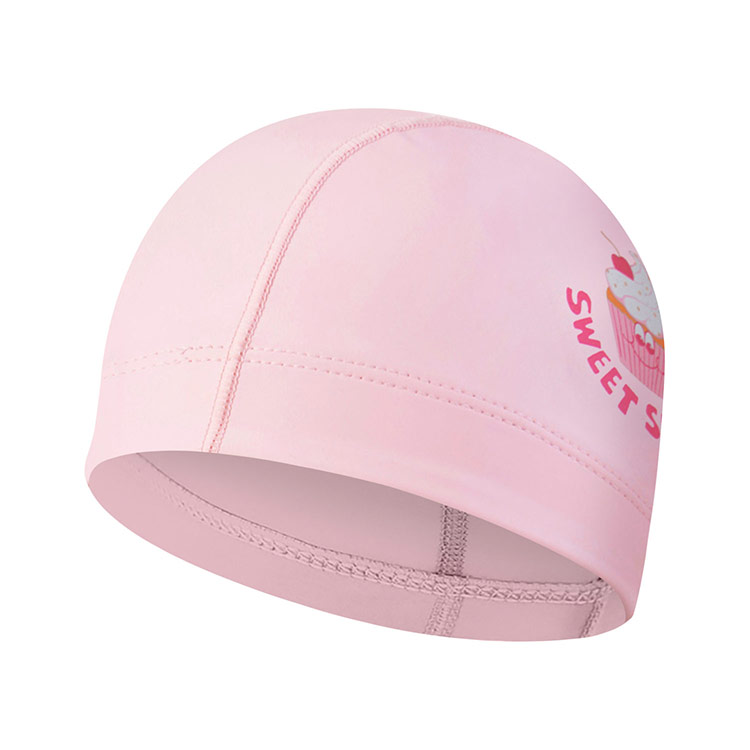Fun Shine Sweet Stuff Silicone Coated Swim cap Ligth Pink