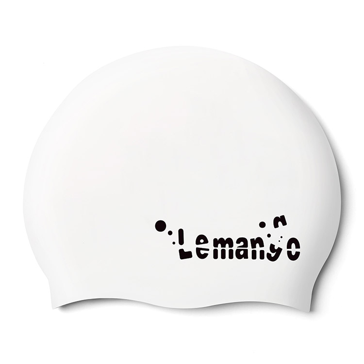 Dive Mango Mono Silicone Swim Cap White