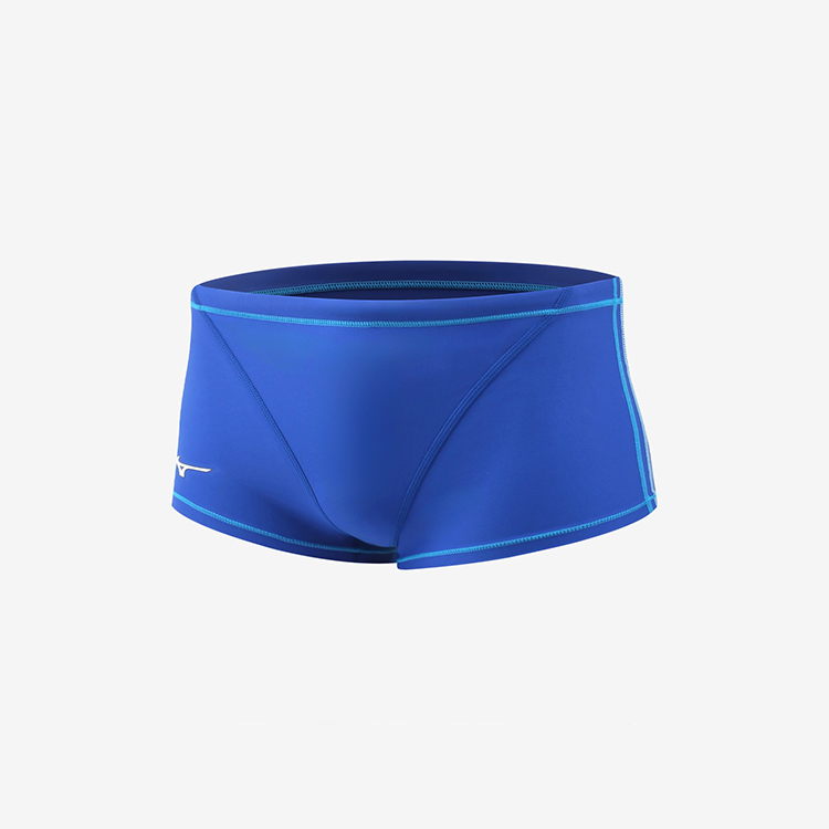 Exercise Suit Double Line Short Square Tight Blue Socks