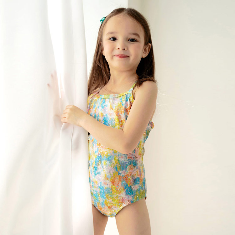Kids Acekia Open Back Golden Water Garden