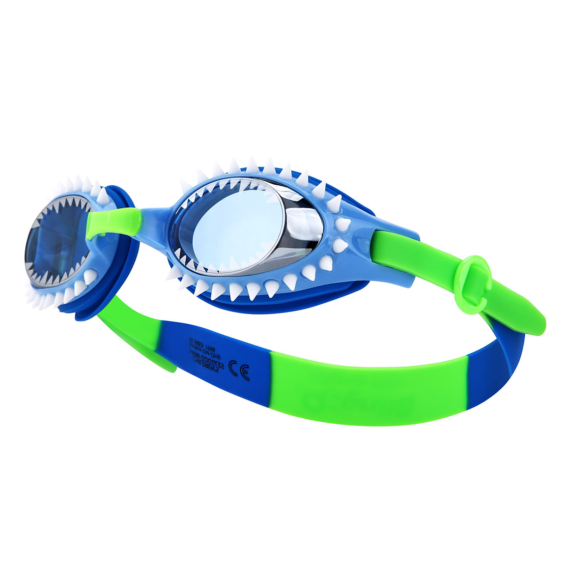 Bling2O Kids Fish N' Chips Swim Goggle Hammerhead Light Blue