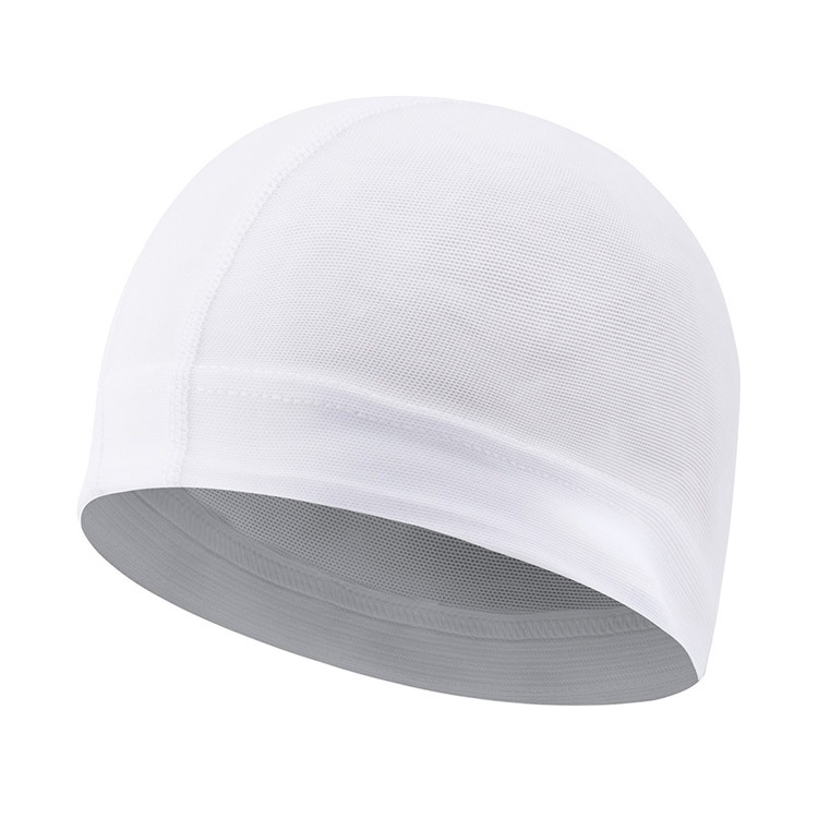 Basic Mesh Swim Cap White