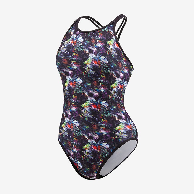 Women's Exersuit Terakawa Bright Feeling Cross Back Swimsuit Black