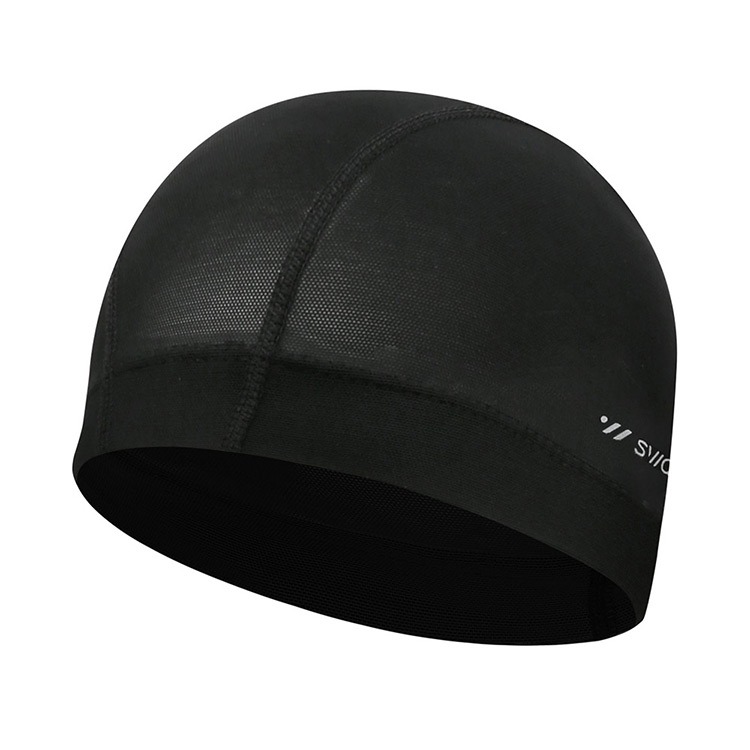 Basic Mesh Swim Cap Black