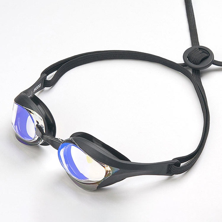 HOOG ROBIN Adhesive Mirrored Goggles Clear Black [ROBIN (CLBK)]