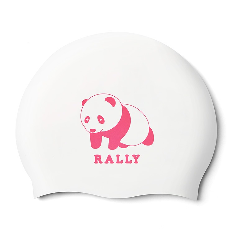 RALLY Panda Silicone Swim Cap Pink PRUC906 PNK 상품컷