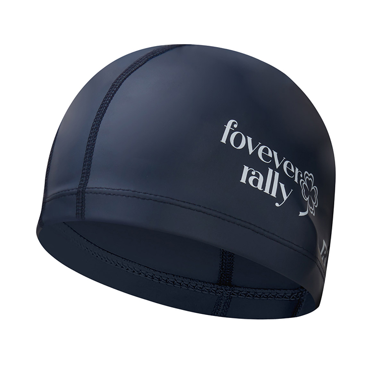 RALLY Forever PU Coated Swim Cap Navy [ORUC812 (NVY)]