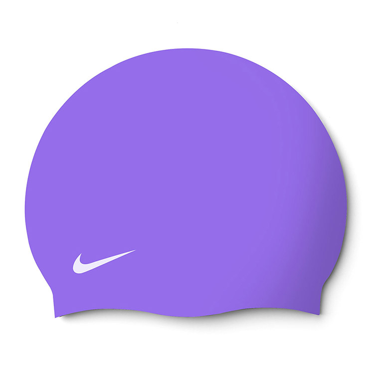 NIKE SWIM Youth Solid Silicone Swim Cap Action Grape [TESS0106-505]