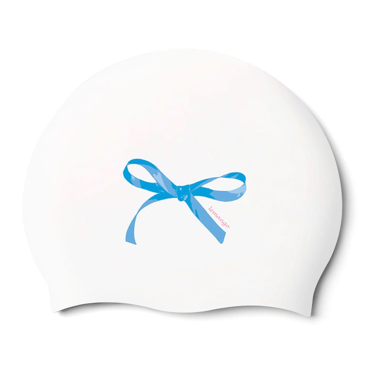 LEMANGO Shoe Cobalt Silicone Swim Cap Blue [LGNSC61004218] 상품컷
