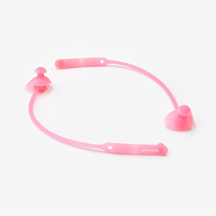 PHOENIX Otitis Media Loss Prevention Round Cord Ear Plug Pink [PNE-300 (PNK)] 상품컷
